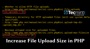 Cara Meningkatkan Kapasitas Upload Max FileSize & Post Max Size PHP