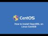 Update OpenSSL to 3.0 on CentOS 7