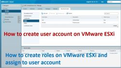 How to add, manage local users in ESXi host 6.x & 7.x?