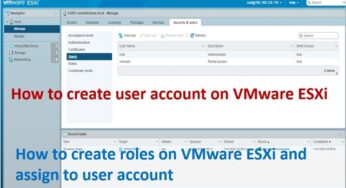 How to add, manage local users in ESXi host 6.x & 7.x?